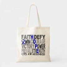 Hope Word Collage CFS Canvas Bag