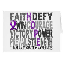 Hope Word Collage Chiari Malformation