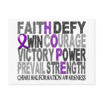Hope Word Collage Chiari Malformation
