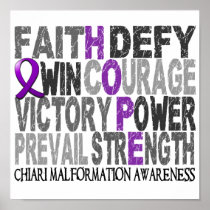 Hope Word Collage Chiari Malformation