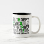 Hope Word Collage Depression Coffee Mugs