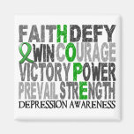Hope Word Collage Depression Refrigerator Magnets