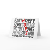 Hope Word Collage Juvenile Diabetes