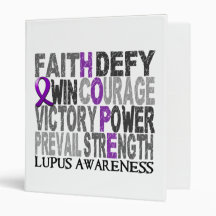 Hope Word Collage Lupus Binder
