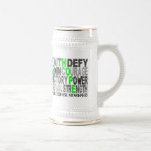 Hope Word Collage Lyme Disease Mug
