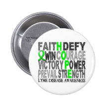 Hope Word Collage Lyme Disease Pin