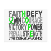 Hope Word Collage Lyme Disease