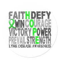 Hope Word Collage Lyme Disease