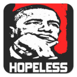 Hopeless: Barack Obama! stickers