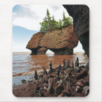 Hopewell Flowerpot Rocks New Brunswick Mousepad mousepads