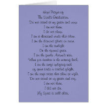 Hopi Prayer - Memorial Card