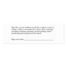 Hopkin's Card Business Card Template