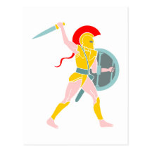 Hoplit hoplite cartes postales