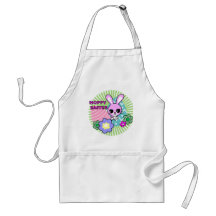 hoppy easter. apron