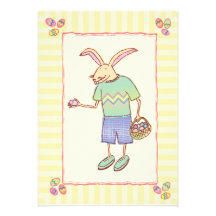 Hoppy Easter Bunny Party Invite