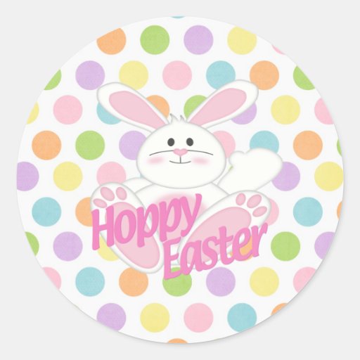 Hoppy Easter Stickers