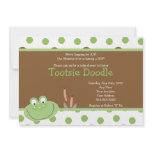 HOPPY FROG Froggy Baby Shower Invitation