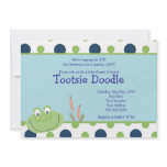 HOPPY FROG Froggy Baby Shower Invitation