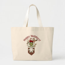 Hoppy Holidays Christmas Frog Bags