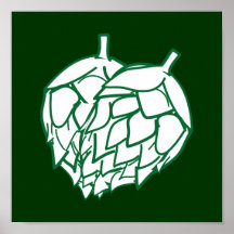 Hops wall hanging print