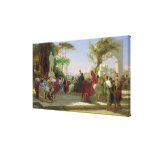 Horatius Reading his Satires to Maecenas, 1863 Gallery Wrapped Canvas