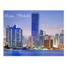 Horizon d'avenue de Brickell de Miami Cartes Postales
