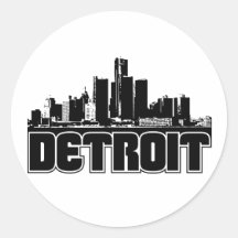 Horizon de Detroit Autocollant