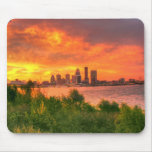 Horizon de Louisville Kentucky Tapis De Souris