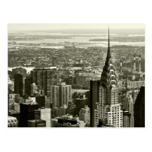 Horizon de New York City Carte Postale