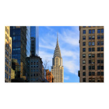 Horizon de NYC : Vue de Midtown de la construction Cartes De Visite Professionnelles