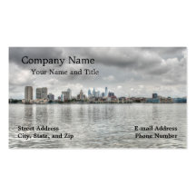 Horizon de Philly Cartes De Visite Personnelles