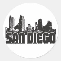 Horizon de San Diego Adhésif