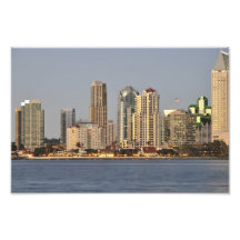 Horizon de San Diego au crépuscule Impression Photo