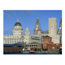 Horizon de ville de Liverpool, Angleterre, R-U Carte Postale