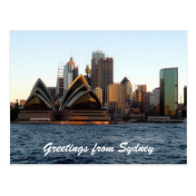 horizon d'opéra de Sydney Cartes Postales