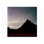 Horizonal Lightning man Poster Postcard