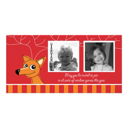 Horizontal 2-photo card