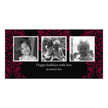 Horizontal 3-photo card