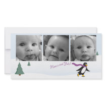 Horizontal 3-photo card