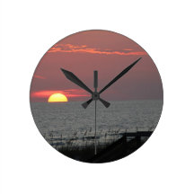 Horloge de coucher du soleil