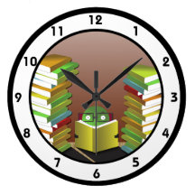 Horloge de rat de bibliothèque