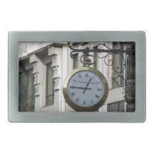 HORLOGE DÉMODÉE R de Vieux-horloge-avec-romain-let Boucle De Ceinture Rectangulaire