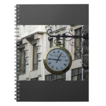 HORLOGE DÉMODÉE R de Vieux-horloge-avec-romain-let Carnets