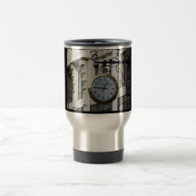 HORLOGE DÉMODÉE R de Vieux-horloge-avec-romain-let Mug