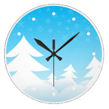 Horloge murale de Noël Horloges