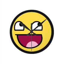 horloge murale impressionnante de visage horloges