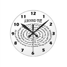 Horloge murale ronde de Tuit