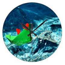 Horloge origami horloges murales
