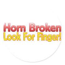 Horn Broken Look for Finger!