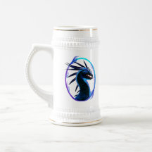 Horned Black Dragon Mugs